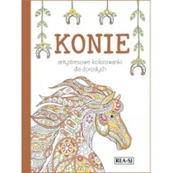 Poradniki hobbystyczne - Kolorowanki dla dorosłych. Konie - miniaturka - grafika 1