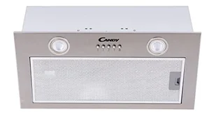 Candy CBG625-1XGG, Dzwonek Grupa filtrująca, 52CM, 3 poziomy mocy, 44W, 206M3/H, filtr węglowy, aluminiowy panel przeciwtłuszczowy, oświetlenie LED, 68DB, klasa B, Szary metalizowany - Filtry do okapów - miniaturka - grafika 1