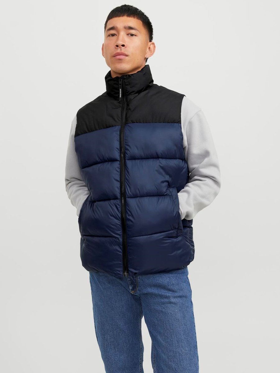 Jack & Jones Jack & Jones puchowy bezrękawnik JJETOBY BODYWARMER COLLAR 12235861 L