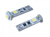 Żarówki samochodowe - Vision Żarówka VISION W5W T10) 12V 3x 5050 SMD LED CANBUS biała 2 szt 9827 - miniaturka - grafika 1