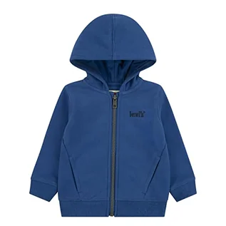 Bluzy i sweterki niemowlęce - Levi's Lvb Logo Full Zip Hoodie Baby, Limoges, 24 miesięcy - grafika 1