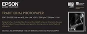 Papier do drukarek - Epson Papier fotograficzny Traditional Photo Paper, 44" x 15 m 300g/m2 C13S045056 - miniaturka - grafika 1