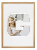 Ramki na zdjęcia - Ramka Na Zdjęcia Literka "G" Jasne Drewno. Ramka Drewniana 21X30 Cm - miniaturka - grafika 1