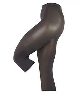 Legginsy - Esprit Bawełniane legginsy Capri Hosiery - Bogata bawełna, wiele kolorów, rozmiary S-XXL, 1 para - 3/4 długości, na każdą okazję Grey (Stone Grey) XL (UK 16-18 EU 42-44) 18444-3988 - grafika 1