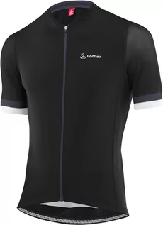Koszulki rowerowe - Löffler Pure Full Zip Bike Jersey Men, czarny EU 48 2022 Koszulki kolarskie - grafika 1