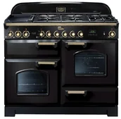 Kuchenki gazowo-elektryczne - Falcon Classic Deluxe 110 Czarny mosiądz - miniaturka - grafika 1