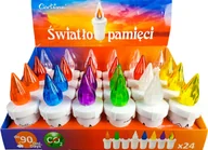 Lampiony i znicze - Wkłady elektroniczne mix led 24 sztuki - miniaturka - grafika 1