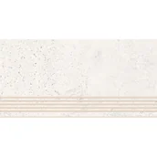 Płytki klinkierowe - Stopnica Moonrow White 29.8x119.8 Cersanit - miniaturka - grafika 1