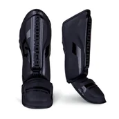 Ochraniacze do sportów walki - Ochrniacze na piszczele do sportów walki Groundgame Stripe Black - miniaturka - grafika 1