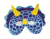 Dodatki do strojów karnawałowych - MASKI PIANKOWE DINOZAURY dzien dino URODZINY 1 szt bal strój przebranie mix - miniaturka - grafika 1