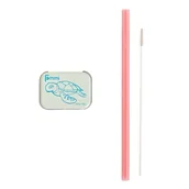 Akcesoria do karmienia - Fommi Fommi Słomka Wielorazowa w Pudełku Pink blueocean-34873-0 - miniaturka - grafika 1