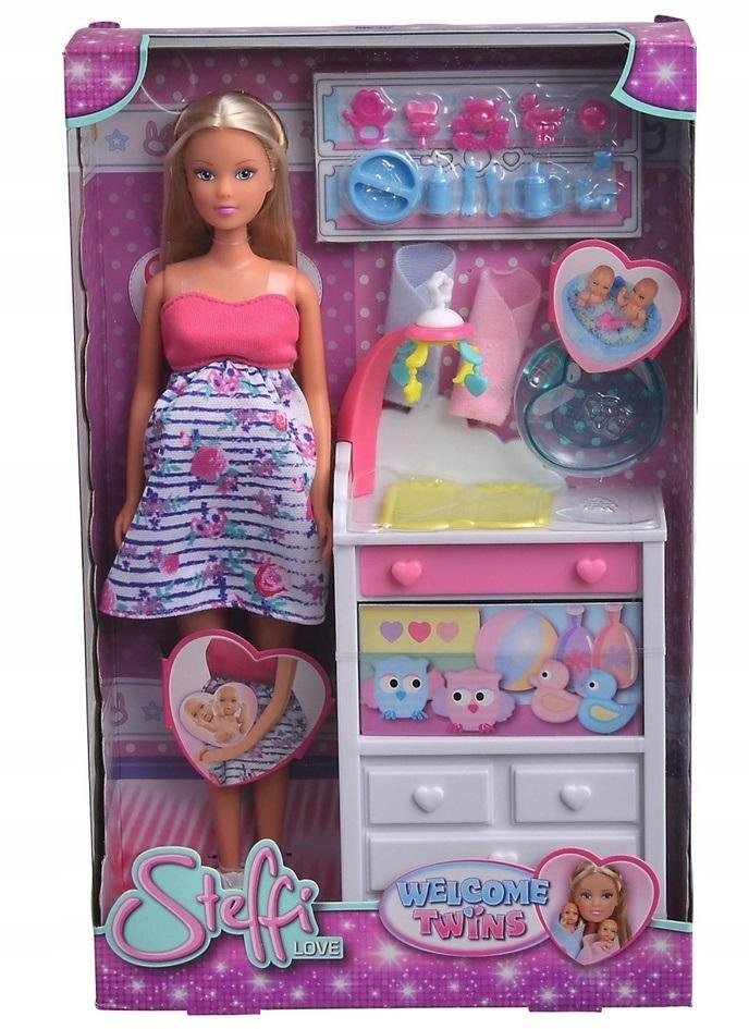 Lalka W Ciąży Bliźniaki Zabawkowa Laleczka Dla Dziewczynek Lalki Śliczne