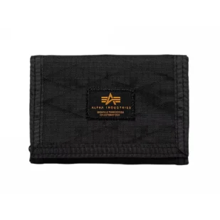 Portfel Alpha Industries Combat Label Wallet 156951 03 - Czarny - Odzież taktyczna i umundurowanie - miniaturka - grafika 1