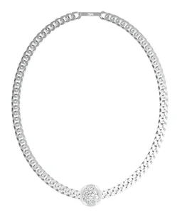 Biżuteria GUESS JUMN03007JWST. Naszyjnik, Kolor szary. Kobieta. - Naszyjniki - miniaturka - grafika 1