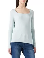 Swetry damskie - Taifun Sweter damski, niebieski (Horizon Blue), 42 PL - miniaturka - grafika 1