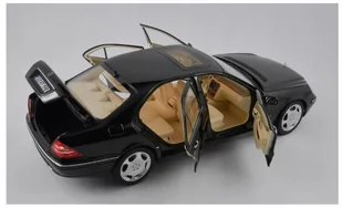 Norev Mercedes Benz S600 V12 W220 1998 Black 1:18 183811 - Samochody i pojazdy dla dzieci - miniaturka - grafika 1