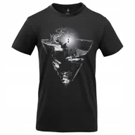 Koszulki męskie - Koszulka Męska T-shirt Helikon Night Valley Podkoszulek Bawełna Czarna L - miniaturka - grafika 1
