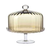 Tace i patery - Patera z kloszem BALLERINA Bronzyt 31,5 cm - miniaturka - grafika 1