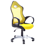 Fotele i krzesła biurowe - Shumee Krzesło biurowe  Krzesło biurowe regulowane żółte iCHAIR 5388 - miniaturka - grafika 1