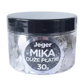 Pozostałe akcesoria malarskie - Mika dekoracyjna duże płatki 30 g Jeger 5904804911041 - miniaturka - grafika 1