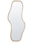 Lustra - Drewniane lustro ścienne 79 x 180 cm jasne BIOLLET - miniaturka - grafika 1