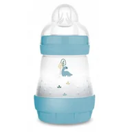 Kubki dla dzieci - MAM Perfect Start Butelka antykolkowa 0m+ 160ml niebieska - miniaturka - grafika 1
