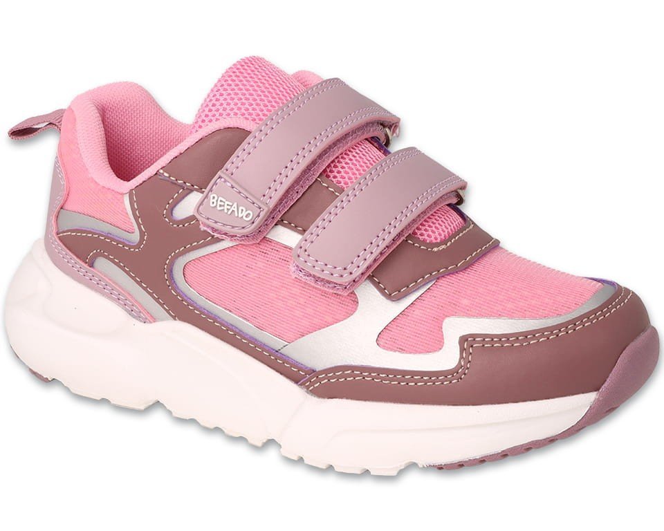 Buty dziecięce Befado 516X405 dziewczęce sneakersy na rzepy sportowe róż-28