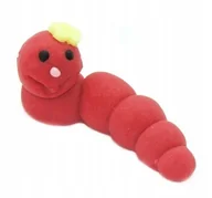 Dodatki do ciast w proszku - Figurka cukrowa na tort gąsienica ozdoby na tort dekoracje urodzinowe - miniaturka - grafika 1