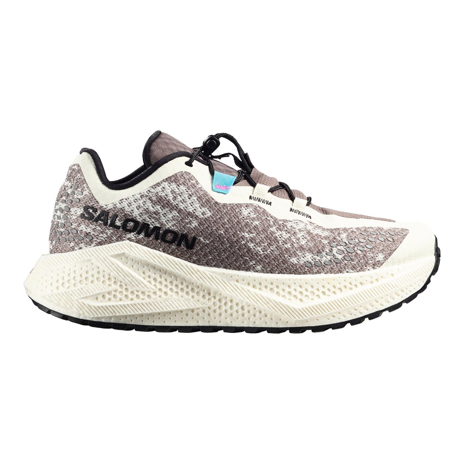 Damskie buty do biegania Salomon Aero Glide 4 GRVL Vanilla Ice/Black/Iron UK 5,5