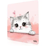 Podkładki pod mysz - DUŻA PODKŁADKA POD MYSZKĘ Kitty Catty 30x30 TILT Dla gracza Duża XL - miniaturka - grafika 1