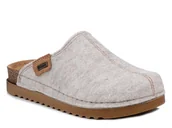 Kapcie damskie - Ciepłe kapcie damskie filcowe pantofle domowe zakryte Inblu DJ-10-36 - miniaturka - grafika 1