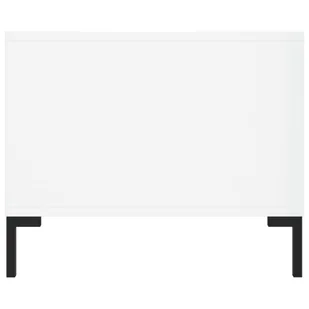 Stolik kawowy, biały o wysokim połysku, 102x50x40 cm Lumarko! - Ławy i stoliki kawowe - miniaturka - grafika 5