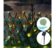 Lampy ogrodowe - Aigostar - LED Łańcuch solarny 56xLED/2x0,4m IP65 ciepła biel eukaliptus - miniaturka - grafika 1