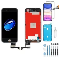 Części serwisowe do telefonów - Mobilevie Wyświetlacz LCD Retina + Szyba dotykowa na podwoziu dla iPhone 7 Plus Czarny + Narzędzia - miniaturka - grafika 1