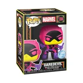 Figurki dla dzieci - Funko POP!, figurka kolekcjonerska, Marvel: Classic Daredevil(BLKLT) - miniaturka - grafika 1