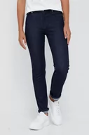 Spodnie damskie - Calvin Klein jeansy damskie medium waist - miniaturka - grafika 1