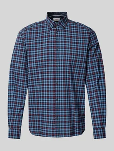 Koszula casualowa o kroju regular fit ze wzorem w kratę - Koszule męskie - miniaturka - grafika 1