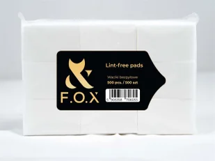 F.O.X Waciki bezpyłowe (500szt) - Akcesoria do paznokci - miniaturka - grafika 1