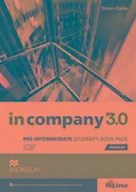 Książki do nauki języka angielskiego - Clarke Simon In Company 3.0 Pre-intermediate Student&#039;s Book Pack - mamy na stanie, wyślemy natychmiast - miniaturka - grafika 1