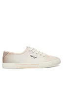 Trampki damskie - Pepe Jeans Tenisówki Brady Colors W PLS31600 Różowy - miniaturka - grafika 1