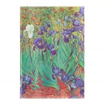 Adresownik Paperblanks Van Gogh`s Irises Midi - Szkolne artykuły papiernicze - miniaturka - grafika 1
