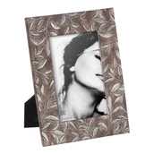 Ramki na zdjęcia - Brązowa ramka stojąca z żywicy polimerowej 16x21 cm – Ixia 610931 - miniaturka - grafika 1