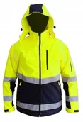 Odzież robocza - Wodoodporna kurtka robocza Odblaskowa Softshell - miniaturka - grafika 1