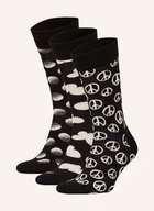 Skarpetki damskie - Happy Socks Skarpety, 3 Pary, Z Pudełkiem Prezentowym schwarz - miniaturka - grafika 1