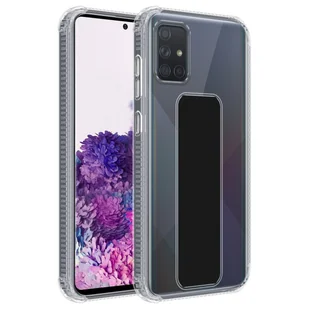 Pokrowiec Do Samsung Galaxy A71 4G w CZARNY Etui z uchwytem Obudowa Case Cover Cadorabo - Etui i futerały do telefonów - miniaturka - grafika 1