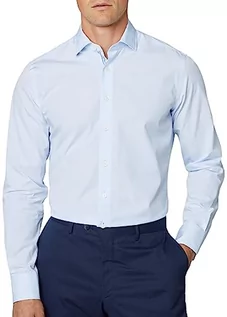 Koszule męskie - Hackett London Męska koszula w paski, niebieska (niebo), 3XL, Niebieski (niebo), 3XL - grafika 1