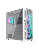 Obudowy komputerowe - RAIJINTEK PONOS ULTRA WHITE TG4, tower case (Kolor: BIAŁY, front and side panels made of tempered glass) - miniaturka - grafika 1