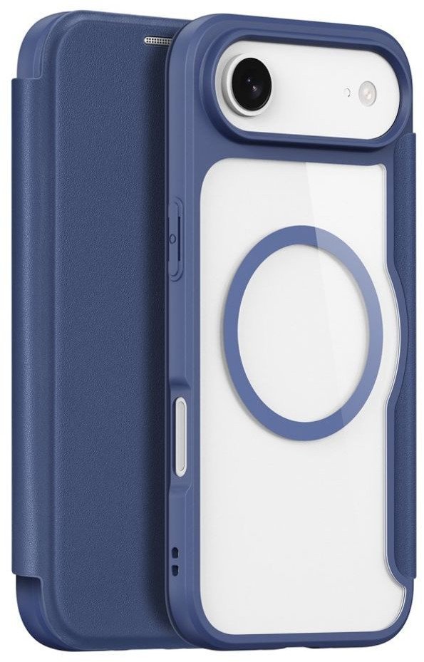 Etui Dux Ducis Skin X Pro na iPhone 17 Air z MagSafe i portfelem - niebieskie