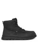 Botki męskie - Bugatti Trapery 321-AGA34-5000 Czarny - miniaturka - grafika 1