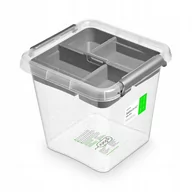 Pojemniki kuchenne - Pudło pojemnik plastikowy organizer na żywność 4l - miniaturka - grafika 1